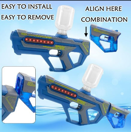 PISTOLA AGUA ELÉCTRICA RECARGABLE 2 AUTOMÁTICA Y MANUAL