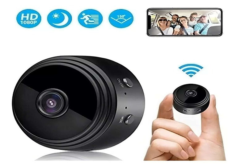 CÁMARA DE SEGURIDAD A9 MINI RESOLUCIÓN 1080P VISIÓN NOCTURNA