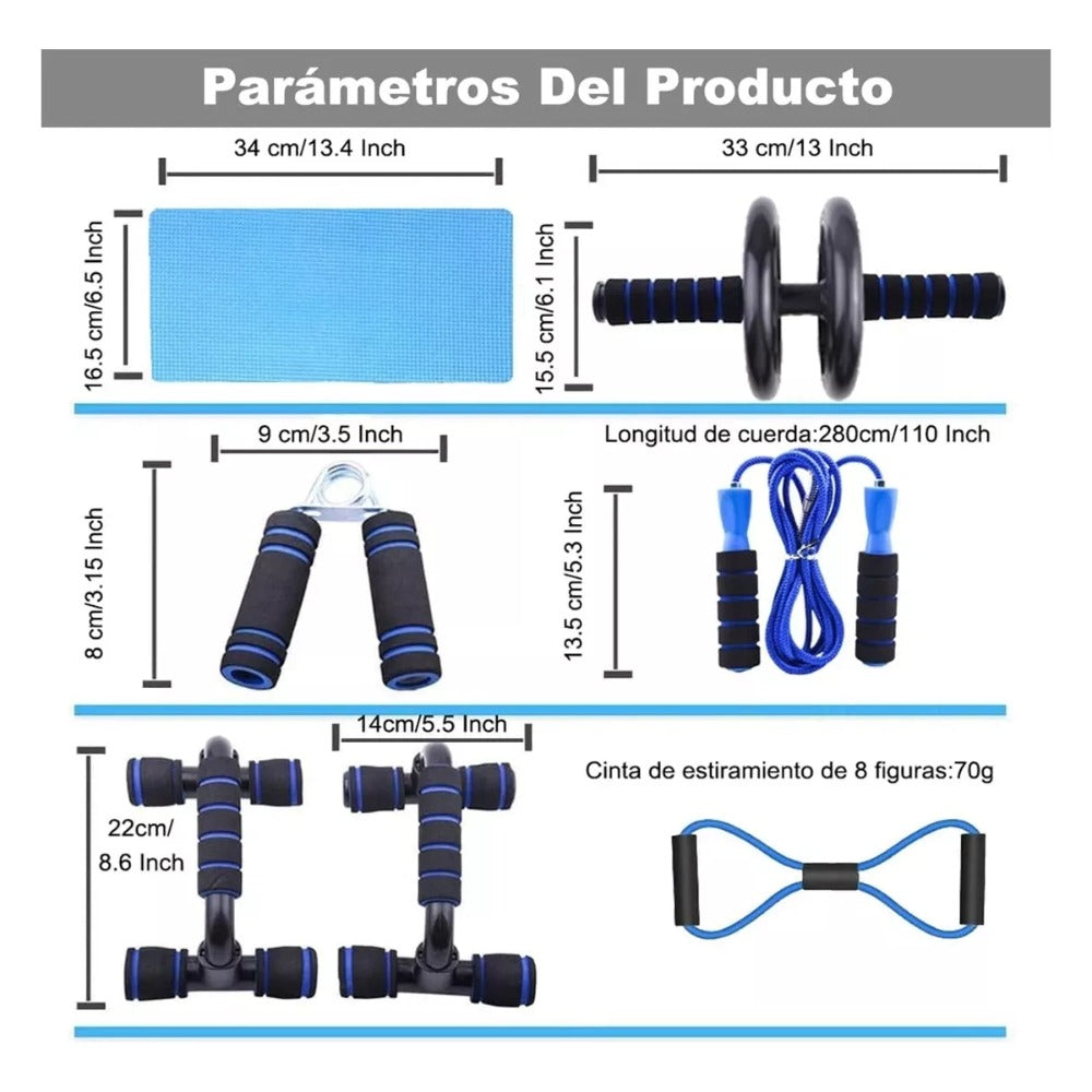 KIT DE ENTRENAMIENTO 6 EN 1 FITNESS