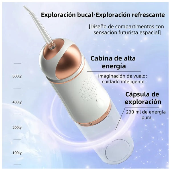 IRRIGADOR BUCAL LIMPIEZA DE DIENTES RECARGABLE