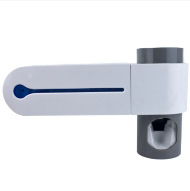 Soporte Cepillos Esterilizador UV Dispensador Crema Dental ECUV