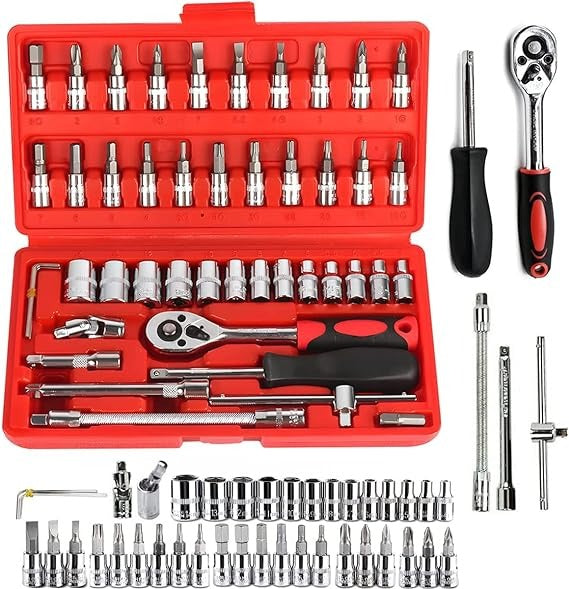 JUEGO DE HERRAMIENTAS DE 46 PIEZAS