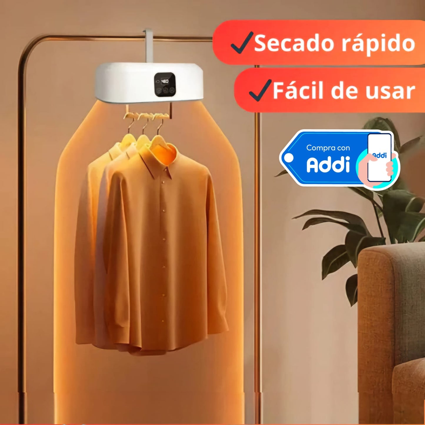 SECADOR DE ROPA PORTATIL