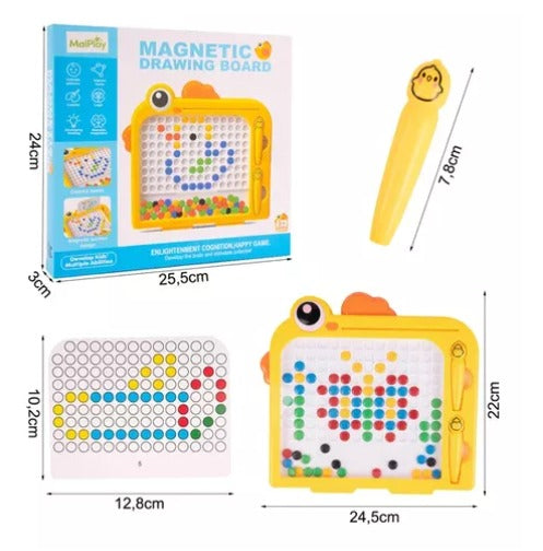 TABLERO DE DIBUJO FICHAS MAGNÉTICAS