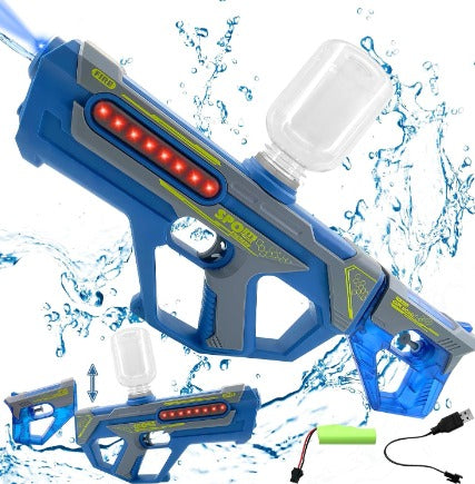 PISTOLA AGUA ELÉCTRICA RECARGABLE 2 AUTOMÁTICA Y MANUAL